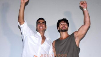 Photos: Akshay Kumar and Tiger Shroff snapped at Gaiety Galaxy theatre in Bandra