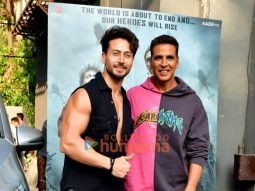 Photos: Akshay Kumar and Tiger Shroff snapped promoting their film Bade Miyan Chote Miyan