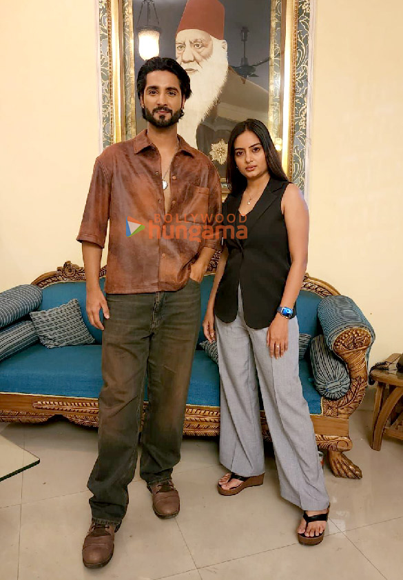 photos cast of the film pyar ke do naam attended a promotional event at aligarh muslim university campus 5