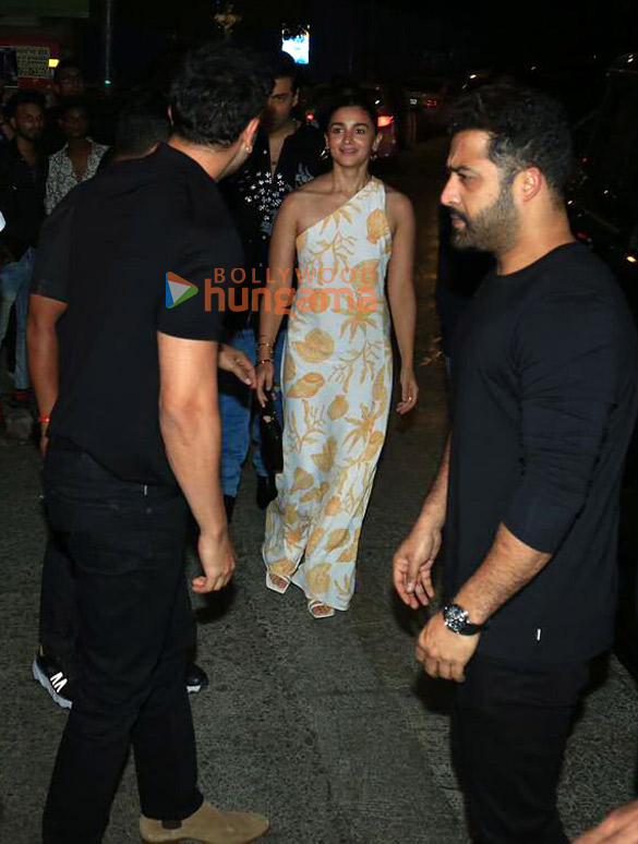 Photos: Jr NTR, Ranbir Kapoor, Alia Bhatt, Hrithik Roshan, Saba Azad and Karan Johar snapped in Bandra