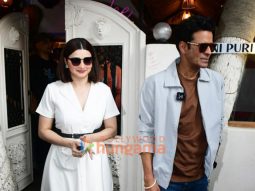 Photos: Manoj Bajpayee and Prachi Desai snapped shooting for Silence 2: The Night Owl Bar Shootout in Bandra