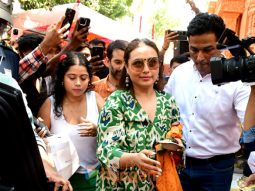 Photos: Rani Mukerji snapped outside Hanuman temple in Khar