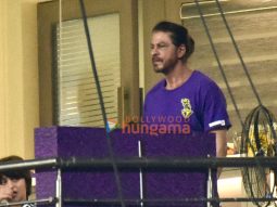 Photo: Shah Rukh Khan snapped with son AbRam Khan at KKR vs PBKS IPL match at Eden Gardens, Kolkata