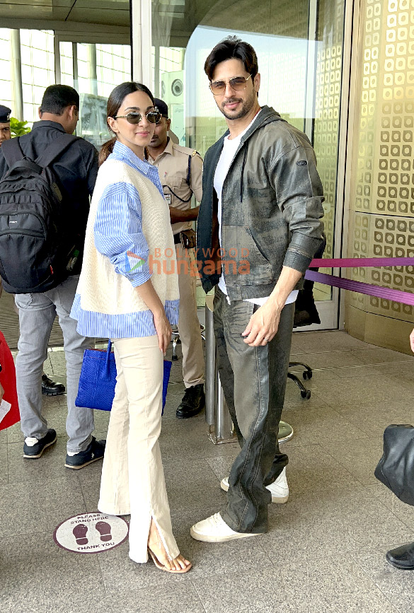 photos sidharth malhotra kiara advani and others snapped at the airport 4