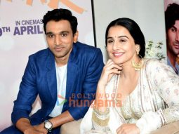 Photos: Vidya Balan and Pratik Gandhi snapped at Taj Lands End, Bandra promoting Do Aur Do Pyaar