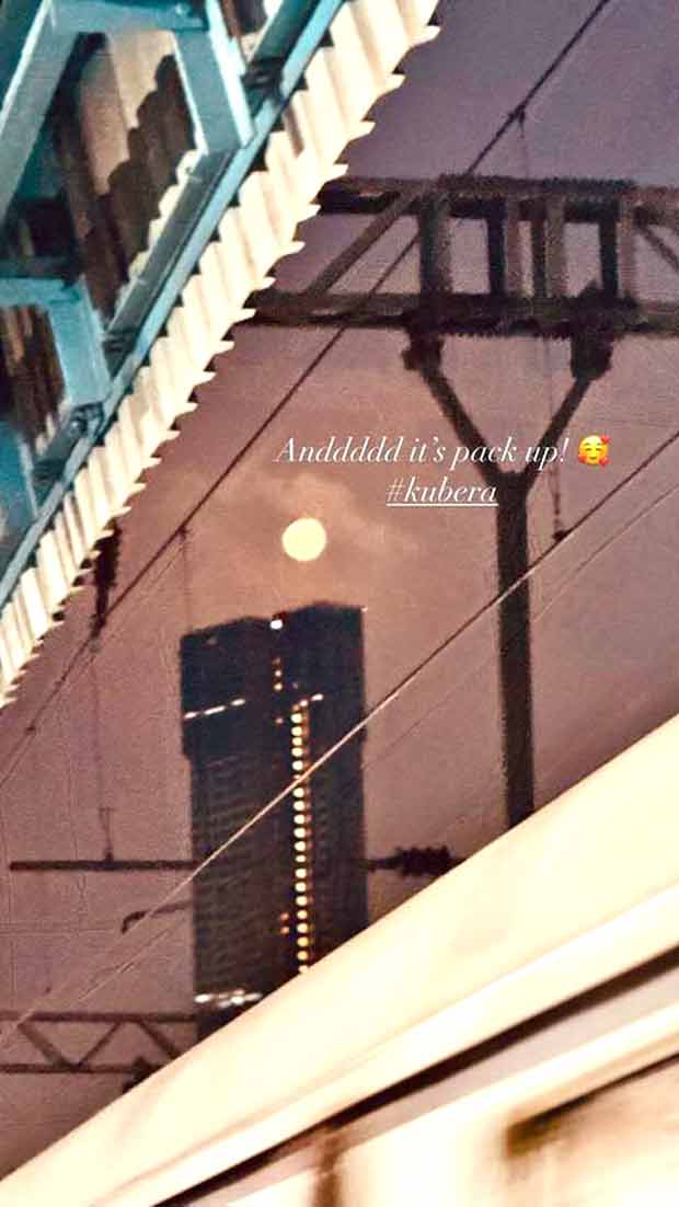 Rashmika Mandanna wraps up another schedule of Kubera; shares photo