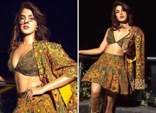 Rhea Chakraborty dons bralette and skirt with boots, giving stunning vibes