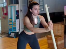 Soha Ali Khan kickstarts her day with some leg workout