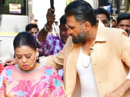 Suniel Shetty & Bharti Singh get clicked together at Dance Deewane sets