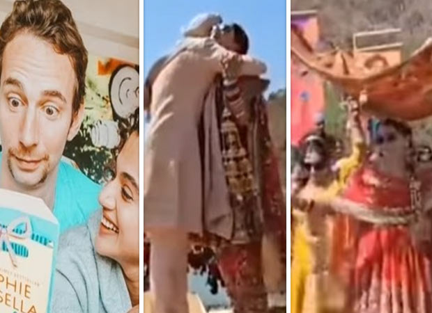 LEAKED video of Taapsee Pannu’s wedding with Mathias Boe shows bride's walk down the aisle, watch