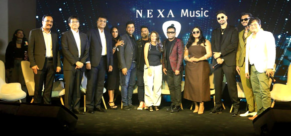 a r rahman king rajakumari and others snapped at the launch of nexa music season 3 at snowball studios worli 4