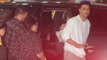 Adorable family! Ranbir Kapoor gets clicked with Alia Bhatt and baby Raha
