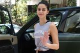 Ananya Panday smiles for paps as she gets clicked post workout sessions