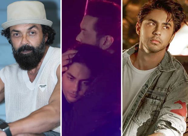 Bobby Deol showcases his love and hugs Aryan Khan at the wrap up bash of Stardom