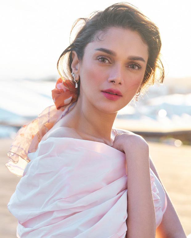Cannes 2024 Aditi Rao Hydari charms the French Riviera with dreamy & romantic Avarofiglio off-shoulder gown and 90s chic vibes