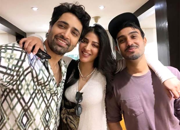 Dacoit actors Adivi Sesh and Shruti Haasan coming together in this pic sparks excitement among fans 