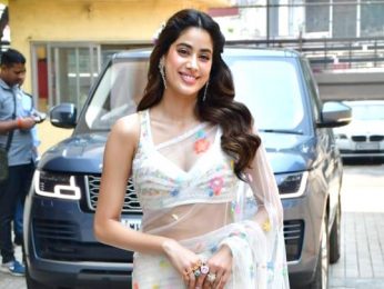 Floral princess! In love with Janhvi Kapoor’s promotional saree look