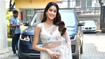 Floral princess! In love with Janhvi Kapoor’s promotional saree look