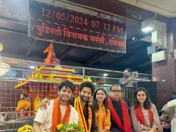 Ishq Vishk Rebound cast seeks blessings at Siddhivinayak temple