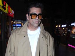 Karan Johar smiles as paps compare his style to Shah Rukh Khan