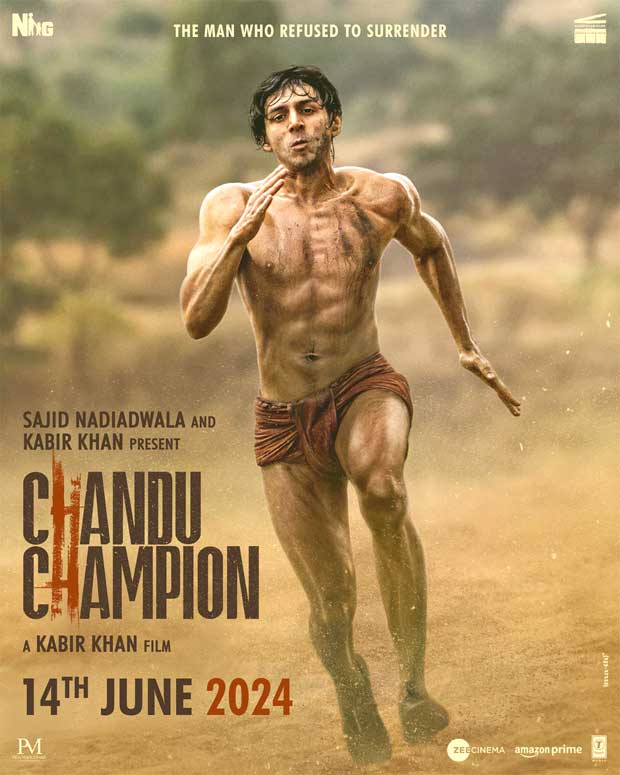 Kartik Aaryan dares with Chandu Champion and reveals a shocking first poster with langot, see photo