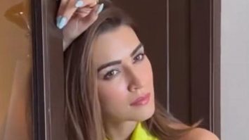Killing it with those beautiful eyes! Kriti Sanon in yellow