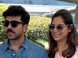 Lovely couple! Ram Charan gets clicked with wife Upasana