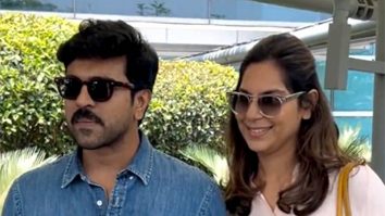Lovely couple! Ram Charan gets clicked with wife Upasana