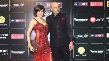 Mandira Bedi looks scintillating in her red shimmery gown as she attends the BH Style Icon Awards 2024
