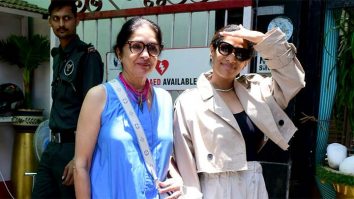 Mother-daughter duo! Masaba & Neena Gupta strike a pose for paps as they get clicked
