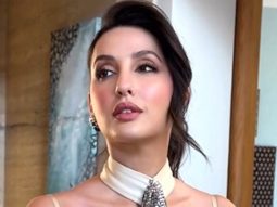 Nora Fatehi defines divinity in her white satin outfit!