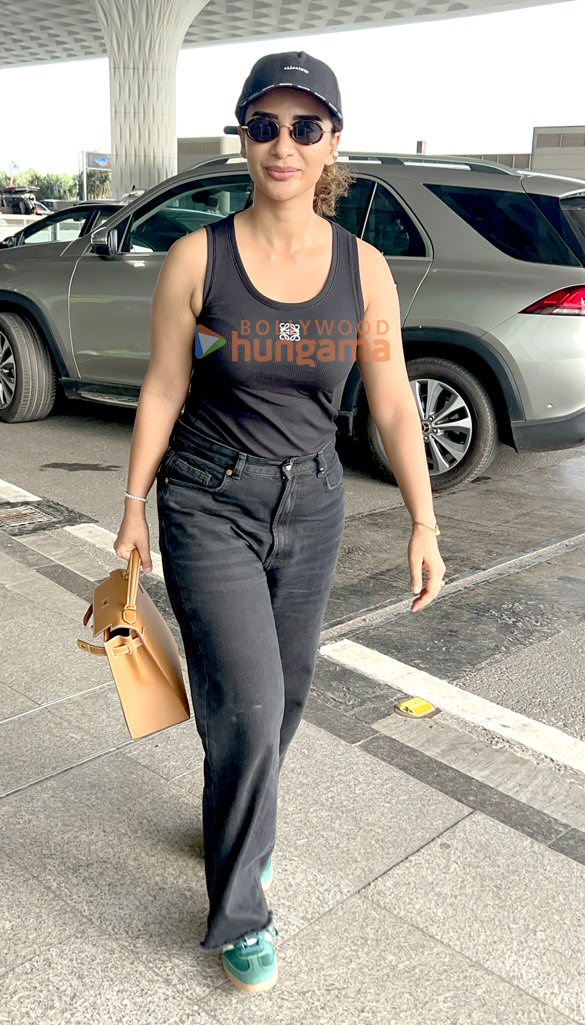 photos aishwarya rai bachchan saiee manjrekar and others snapped at the airport 3
