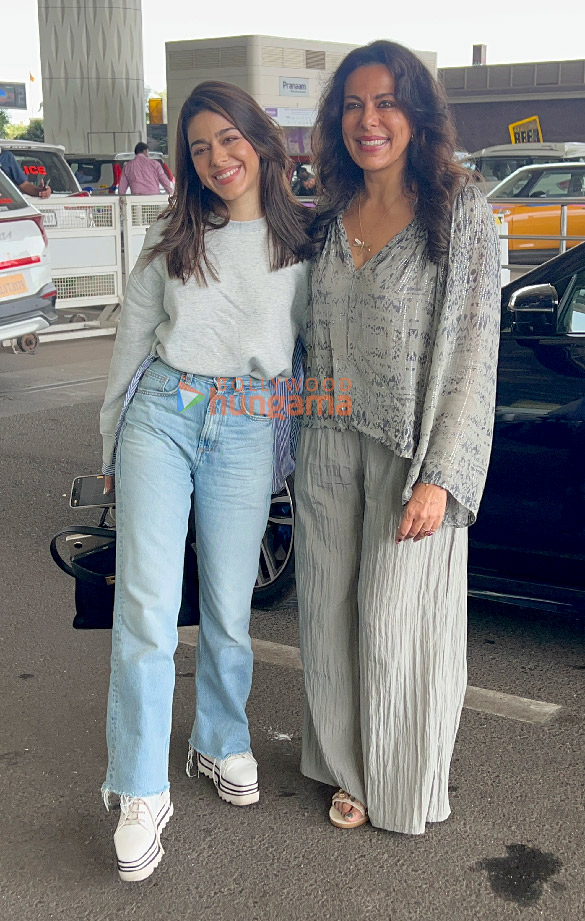 photos alaya f pooja bedi rashmika mandanna and neha dhupia snapped at the airport 1