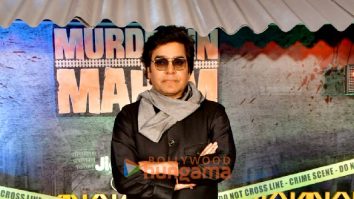 Photos: Ashutosh Rana snapped at the promotions of the web show Murder In Mahim