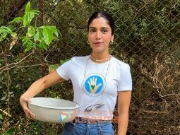 Photos: Bhumi Pednekar snapped installing water bowls in and around Versova