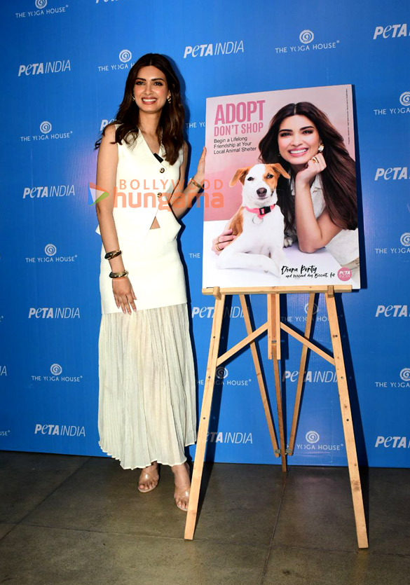 Photos: Diana Penty snapped at PETA India’s “Adopt – Don’t Shop” print campaign launch at The Yoga House, Bandra