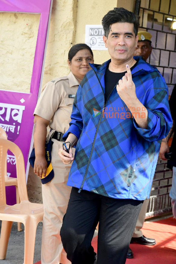 photos lok sabha elections 2024 shah rukh khan ranbir kapoor janhvi kapoor farhan akhtar zoya akhtar among others cast their votes in mumbai 77 2