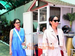 Photos: Neena Gupta and Masaba Gupta spotted outside a clinic in Bandra