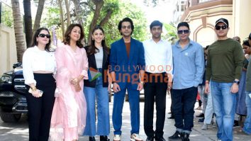 Photos: Rajkummar Rao, Jyothika, Alaya F and others snapped at Victoria Memorial School for the Blind for Srikanth promotions