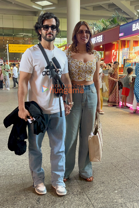 photos rakhi sawant anushka ranjan and aditya seal snapped at the airport 2