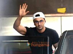 Photos: Ranbir Kapoor spotted outside a clinic in Santacruz