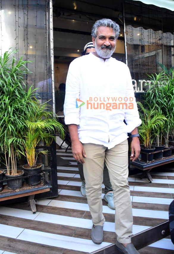 Photos: S.S. Rajamouli snapped at Farmers’ Cafe in Bandra Photos: S.S. Rajamouli snapped at Farmers’ Cafe in Bandra