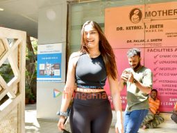Photos: Saiee Manjrekar snapped in Juhu