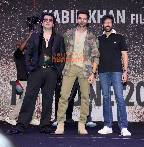 Photos: Sajid Nadiadwala, Kartik Aaryan and Kabir Khan snapped at the trailer launch of Chandu Champion in Gwalior | Parties & Events