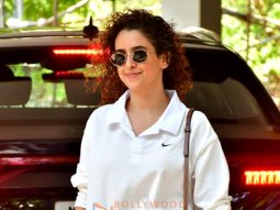 Photos: Sanya Malhotra snapped in Juhu