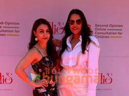 Photos: Soha Ali Khan, Neha Dhupia and Tusshar Kapoor snapped at Jolie’s at Worli