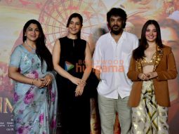 Photos: Tamannaah Bhatia, Raashii Khanna and team of Aranmanai 4 snapped at Hindi press conference in Mumbai