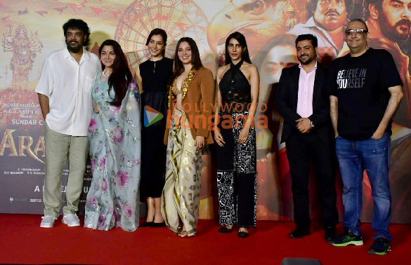 photos tamannaah bhatia raashii khanna and team of aranmanai 4 snapped at hindi press conference in mumbai 7