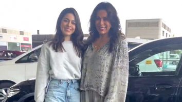 Pooja Bedi sees off daughter Alaya F with a hug at the airport