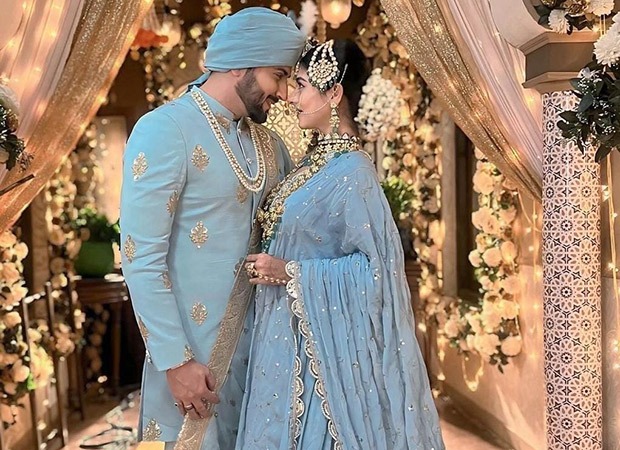 Rabb Se Hai Dua duo Yesha Rughani, Dheeraj Dhoopar ooze nothing but royalty in pastel blue traditional outfits; see pics